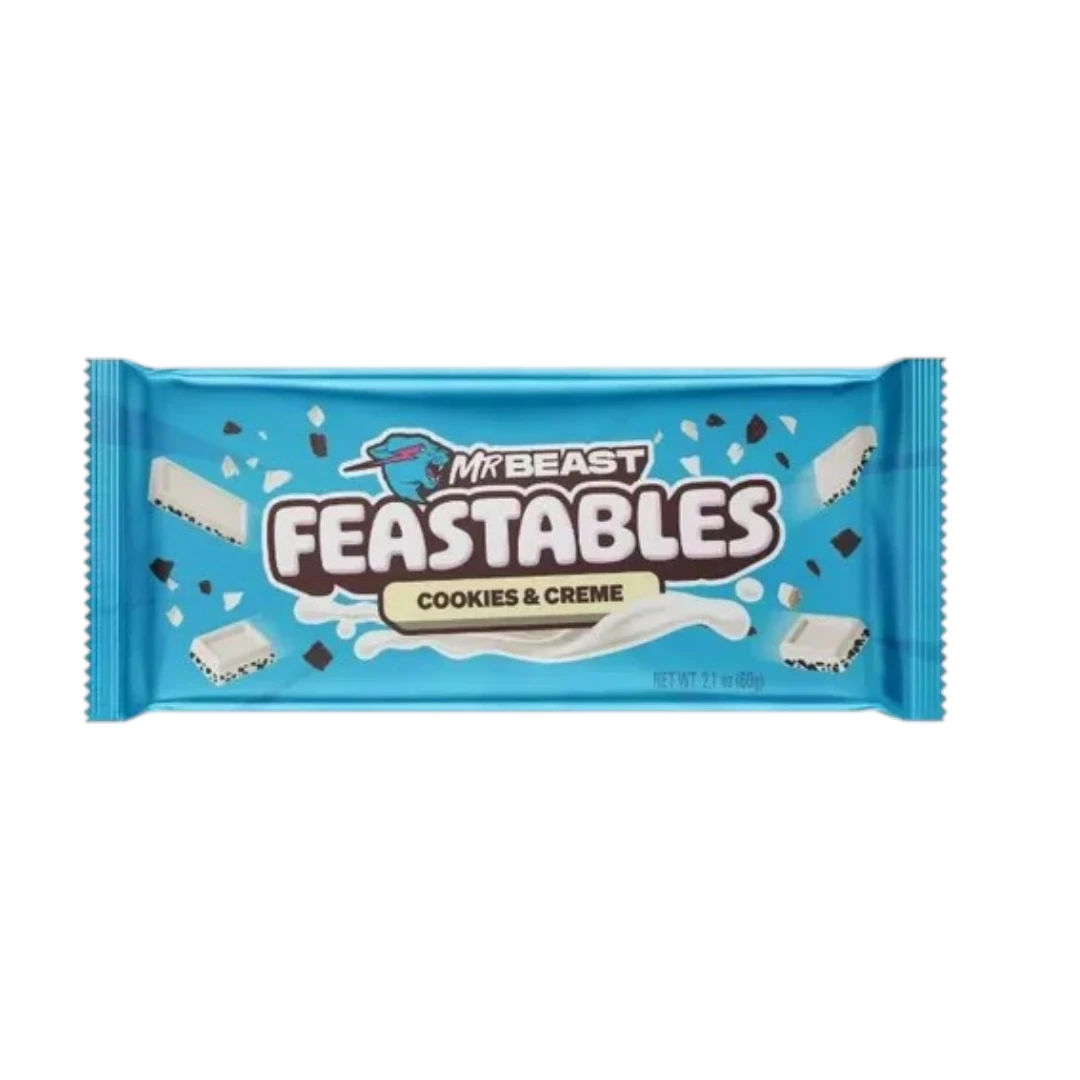 Feastables MrBeast Cookies and Creme
