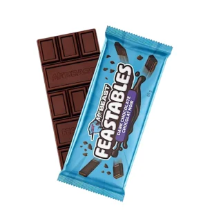 Feastables MrBeast Dark Chocolate Barra