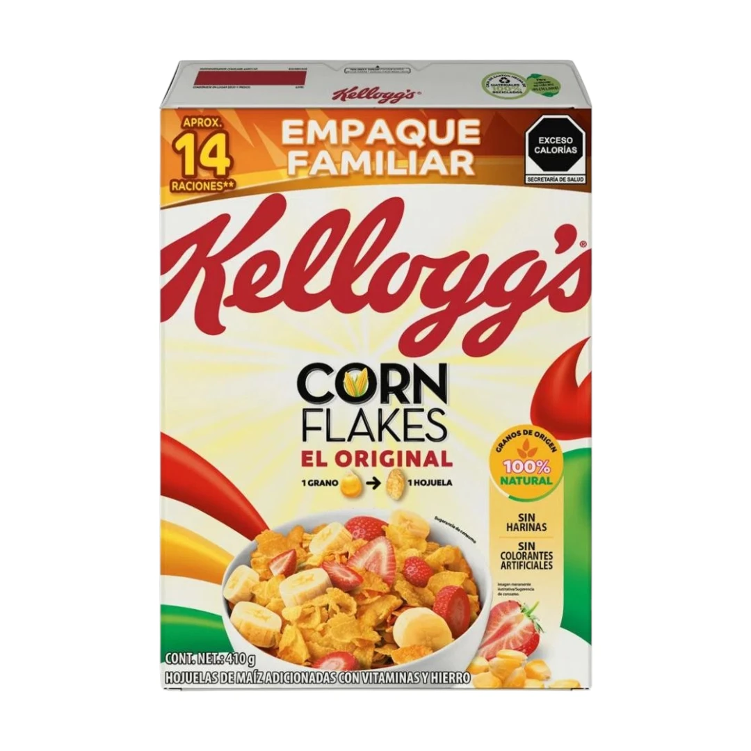 Corn Flakes Cereal Hojuelas
