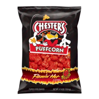 Chester's Flamin Hot Puffcorn