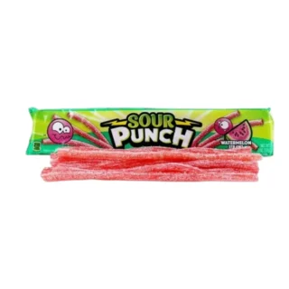 Sour Punch Straws Popotes Acidos Sabor Sandia